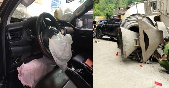 Trưởng công an xã ở Thái Bình lái xe đâm vào xe bồn đang đỗ bên đường