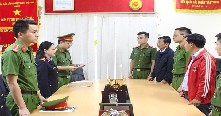 Khởi tố Tổng Giám đốc Công ty cổ phần cao su Sơn La và đồng phạm