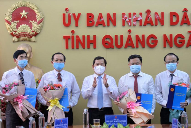 5 tân giám đốc sở ở Quảng Ngãi vừa được điều động, bổ nhiệm là ai?