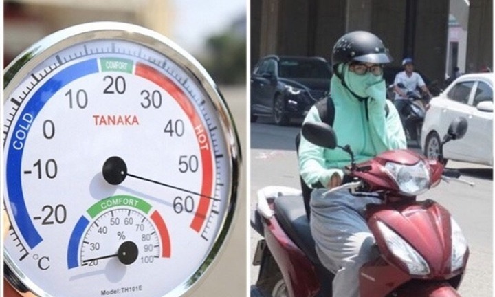 Hôm nay, Hà Nội nắng cháy da, nhiệt độ trên 41 độ C