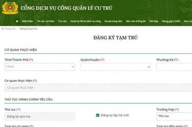 Từ 1/7, cách đăng ký thường trú, tạm trú qua mạng Internet ai cũng nên biết