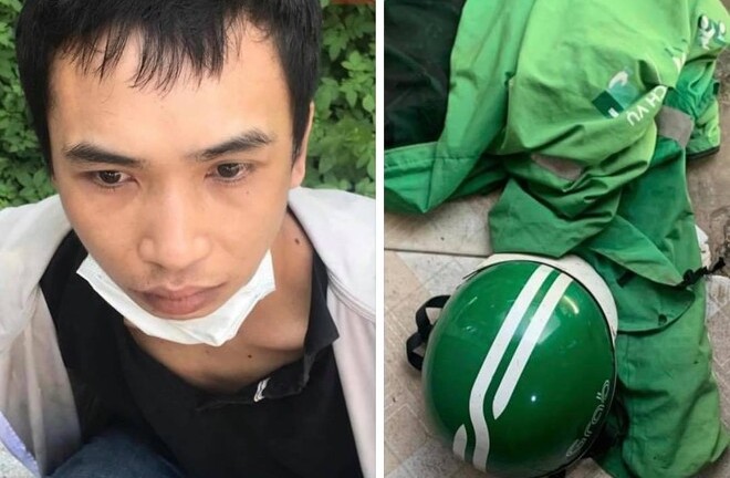Bất ngờ lời khai của gã trai mặc áo Grab cầm kim tiêm lao vào cửa hàng tạp hóa cướp tiền