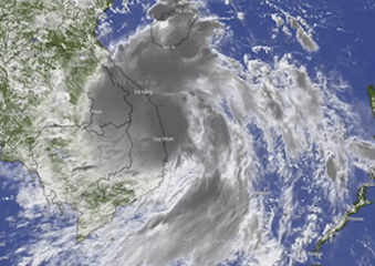 Bão số 6 giật cấp 10 cách bờ biển Đà Nẵng hơn 300km