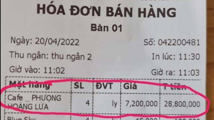 Vụ 4 ly cà phê 