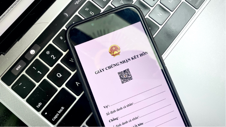 Cách lấy mã QR cho Giấy khai sinh, Giấy chứng nhận kết hôn bản điện tử