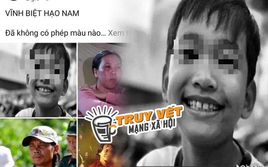Vụ bé trai 10 tuổi lọt xuống trụ bê tông: Sự thật bức ảnh được cho là Hạo Nam tươi cười