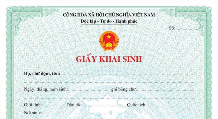 Thủ tục làm giấy khai sinh mới nhất