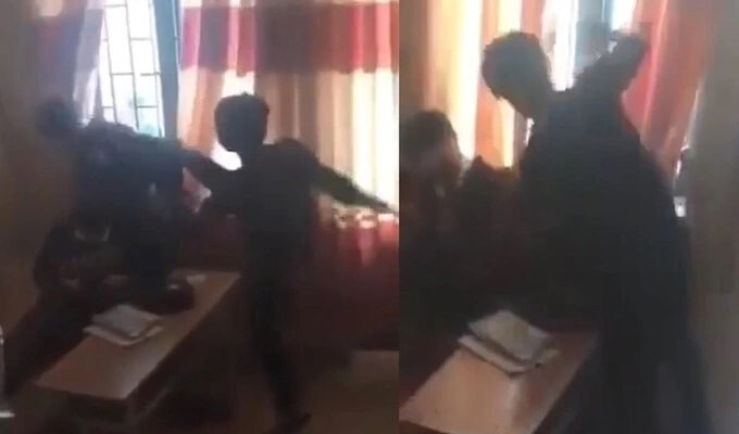 Nam sinh lớp 9 bị đánh trong lớp học, thầy hiệu trưởng nói gì?