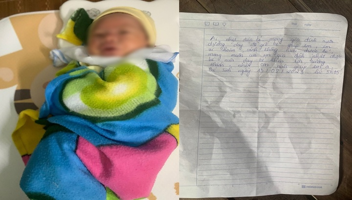 Vụ bé sơ sinh 4 ngày tuổi bị bỏ rơi ở Hải Dương: Bức thư người mẹ để lại viết gì?