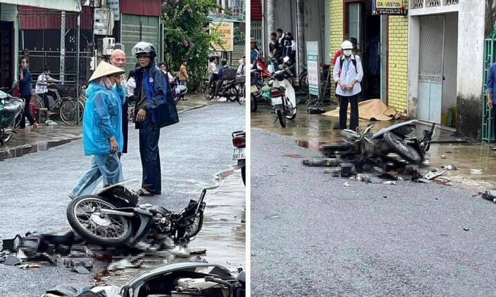 Gặp tai nạn trên đường đi học về, 1 học sinh tử vong, 3 em khác bị thương