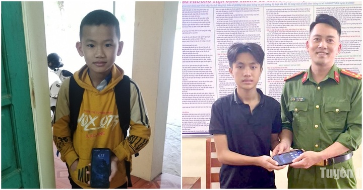 Nhặt được điện thoại đắt tiền trên đường đi học, học sinh tiểu học có hành động khiến ai cũng trầm trồ