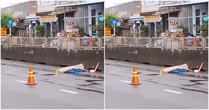 Vụ thi thể người đàn ông biến dạng trên quốc lộ ở Quảng Ngãi: Hình ảnh camera tiết lộ gì?