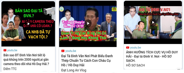 Công an An Giang cảnh báo việc nhiều kênh YouTube mạo danh Đại tá Đinh Văn Nơi