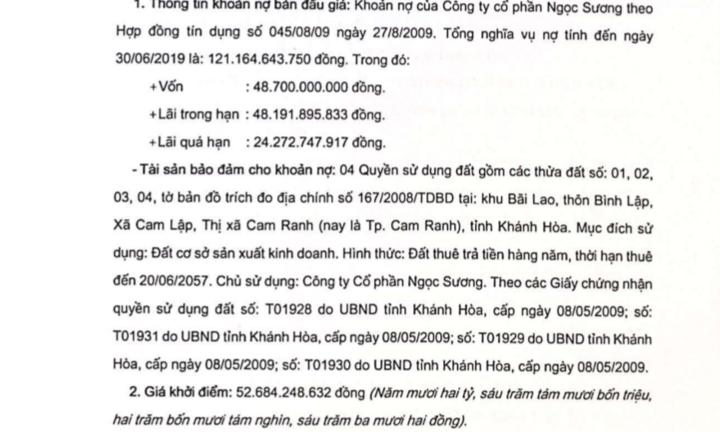 Ông chủ hệ thống Ngọc Sương nổi danh một thời ngập trong nợ nần