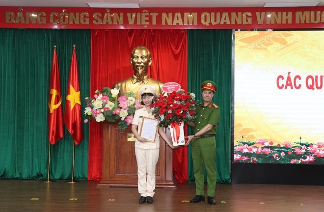 Nữ Phó trưởng Công an phường đầu tiên ở Hà Đông vừa được bổ nhiệm là ai?