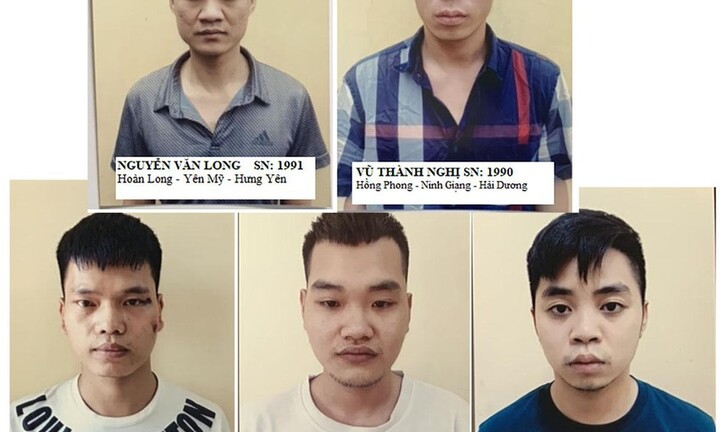 Chân dung 5 bị can đục tường trốn khỏi trại tạm giam ở Hưng Yên