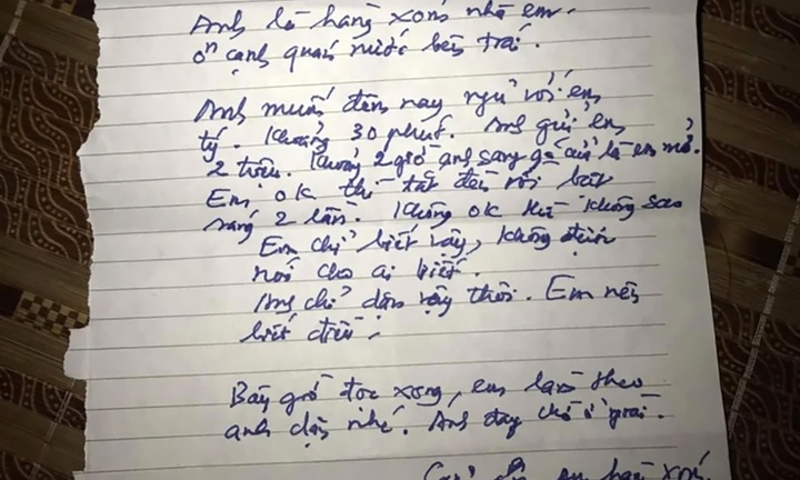 Vụ nữ sinh 21 tuổi tố bị hàng xóm viết thư 