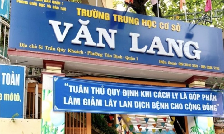 Ngay giữa quận 1, một trường THCS không có hiệu trưởng, hiệu phó