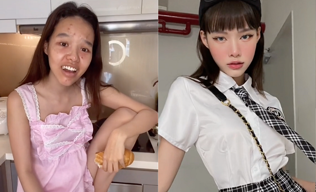 Hot Tiktoker Đồng Tháp tự bóc nhan sắc thật khiến dân tình 