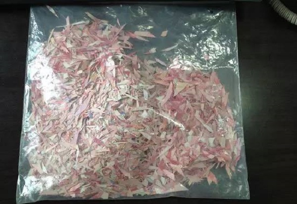 Đôi vợ chồng ròng rã 3 tháng trời ngồi xếp hình gần 500 triệu tiền mặt bị bố cắt vụn