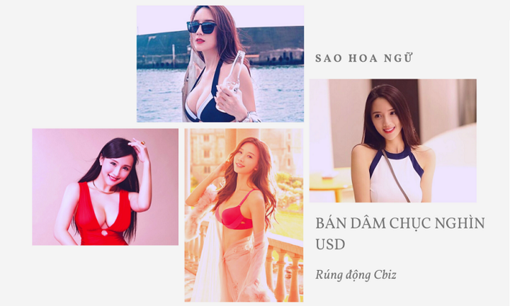 Loạt người đẹp Hoa ngữ nóng bỏng bị bóc phốt bán dâm chục nghìn USD