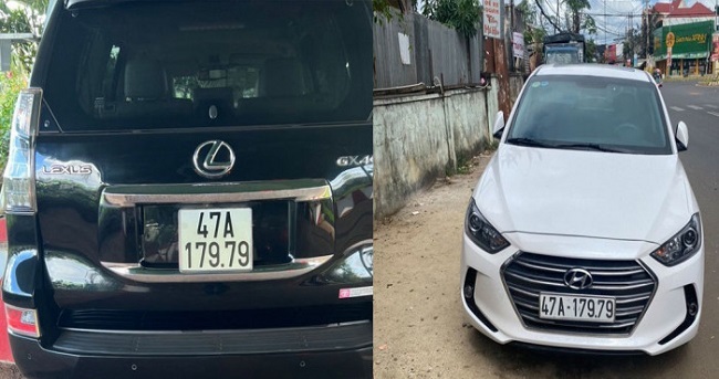 Làm rõ vụ 2 xe Lexus và Hyundai trùng biển số