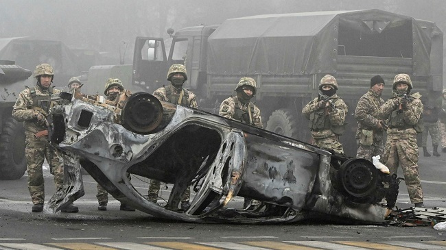 Tổng thống Kazakhstan cho phép nổ súng vào phần tử vũ trang gây bạo loạn