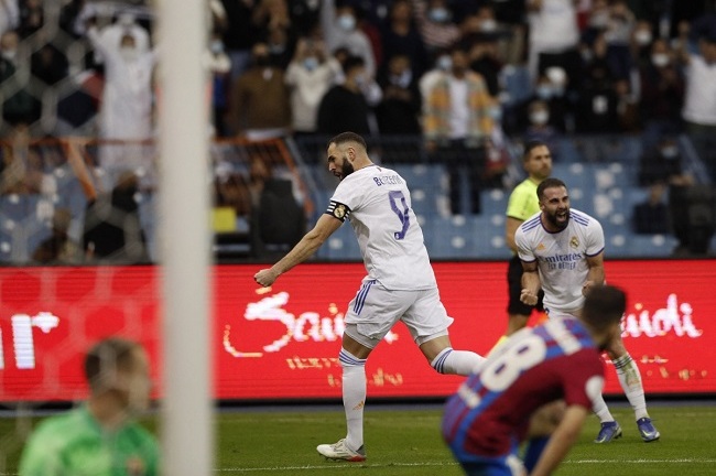 Đánh bại Barca lần thứ 5 liên tiếp, Real vào chung kết Siêu cúp Tây Ban Nha