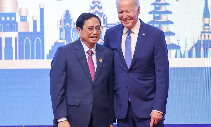 Thủ tướng Phạm Minh Chính gặp Tổng thống Mỹ Joe Biden