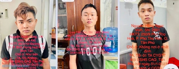 Bắt 2 băng nhóm gây ra hàng loạt vụ cướp giật ở TP.HCM