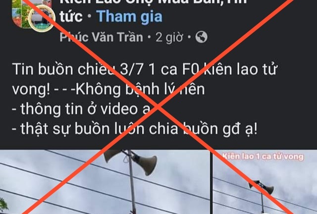 Bắc Giang bác tin ca bệnh COVID-19 không bệnh nền trên địa bàn tỉnh tử vong