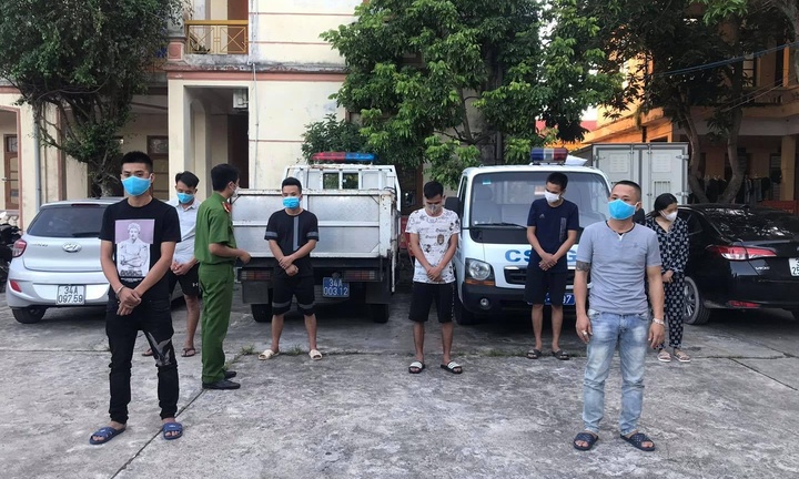 Hải Dương: 7 nam nữ thuê phòng nghỉ để sử dụng ma tuý