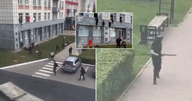 Video: Xả súng ở trường đại học, sinh viên náo loạn trèo qua cửa sổ tìm đường chạy