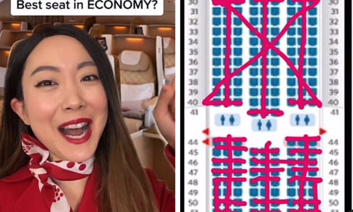 Nữ tiếp viên hàng không lâu năm tiết lộ vị trí ghế ngồi tốt nhất khi đi máy bay, khác xa với suy nghĩ nhiều người