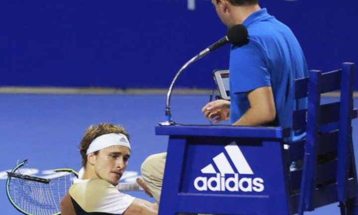 Zverev nhận án phạt nặng vì tấn công và chửi bới trọng tài