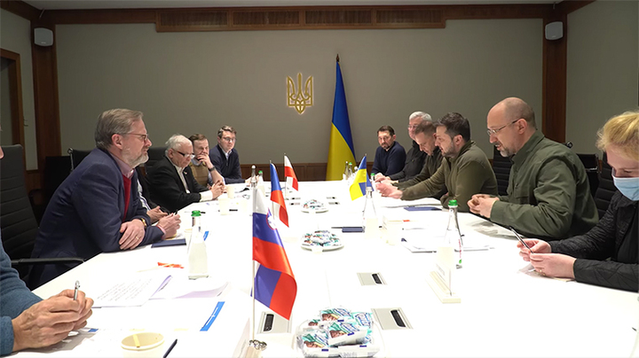 Tin tức Ukraine mới nhất ngày 16/3: Ba thủ tướng châu Âu tới thăm thủ đô Kyiv