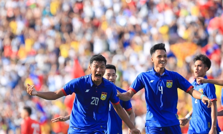 SEA Games 31: U23 Lào đánh rơi chiến thắng ở phút 90+6