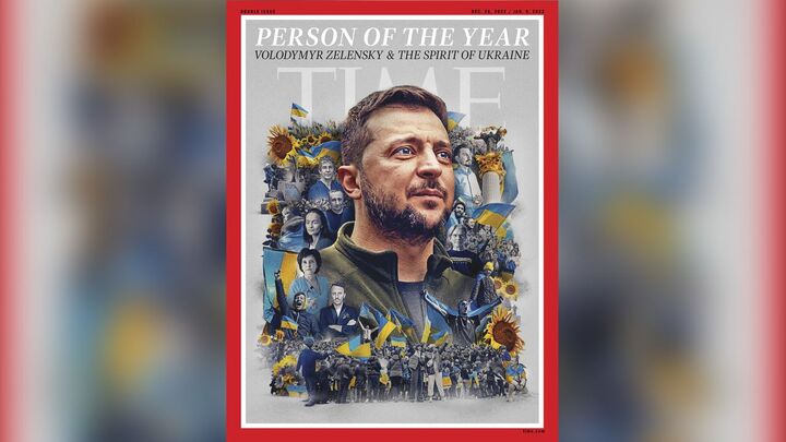 Tổng thống Zelensky được bình chọn là