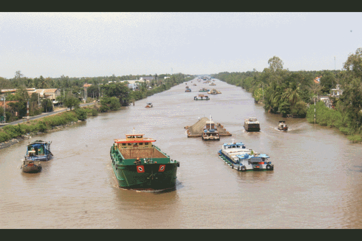 Tăng tốc thi công đảm bảo tiến độ dự án Nâng cấp kênh Chợ Gạo (giai đoạn 2)