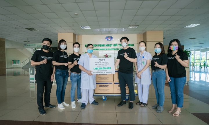 GCOOP Việt Nam trao tặng phần quà trị giá hơn 1,8 tỷ cho các bệnh viện tuyến đầu phòng, chống dịch Covid-19