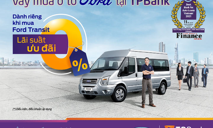 Mua xe Ford Transit, vay ngân hàng nào lợi nhất?