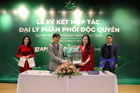 Queen Sea chính thức trở thành đại lý phân phối độc quyền dự án APEC Diamond Park Lạng Sơn