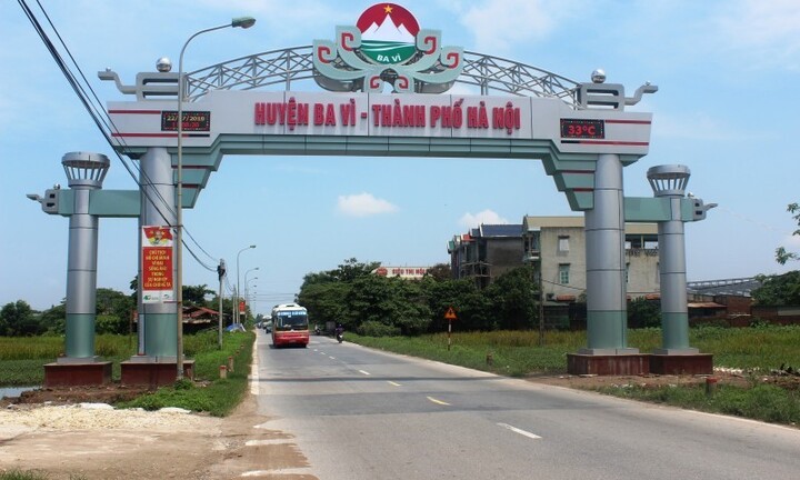 Phát triển kinh tế huyện Ba Vì nhanh, bền vững