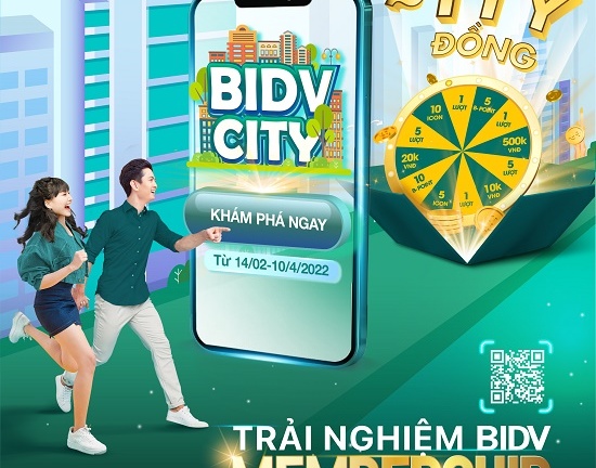 “BIDV City”: Khám phá thành phố thông minh, trúng quà tiền tỷ
