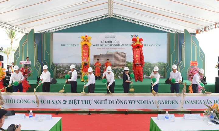 Tập đoàn CEO khởi công khu nghỉ dưỡng 5 sao Wyndham Garden Sonasea Vân Đồn
