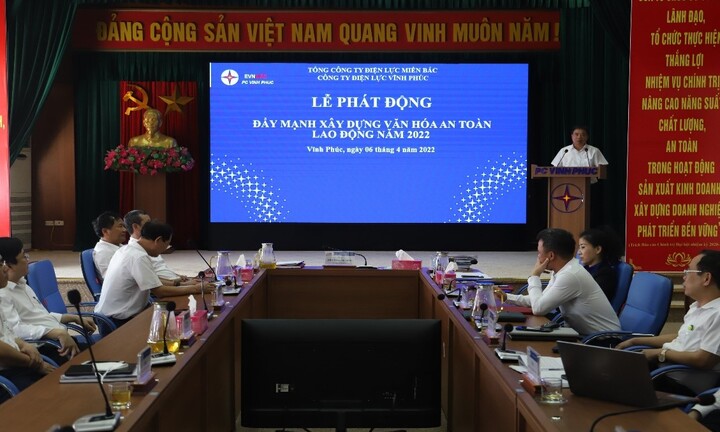 PC Vĩnh Phúc hưởng ứng tháng an toàn vệ sinh lao động năm 2022