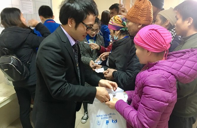 Giám đốc Công ty CP hợp tác Y tế Việt Nam Nhật Bản –  Đỗ Quang Ba, người có trái tim thiện nguyện