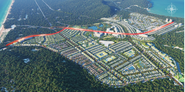 Lộ diện “đại lộ vàng” tại trung tâm Phú Quốc