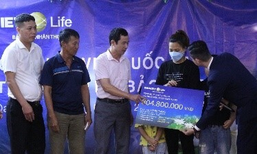 Bảo Việt Nhân thọ chi trả hơn 800 triệu  đồng cho khách hàng tử vong do tai nạn xe máy