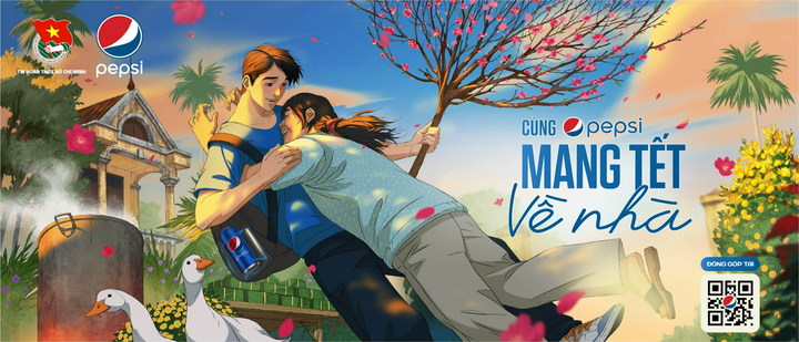 Pepsi tiếp tục hành trình ý nghĩa “Mang Tết về nhà” 2023